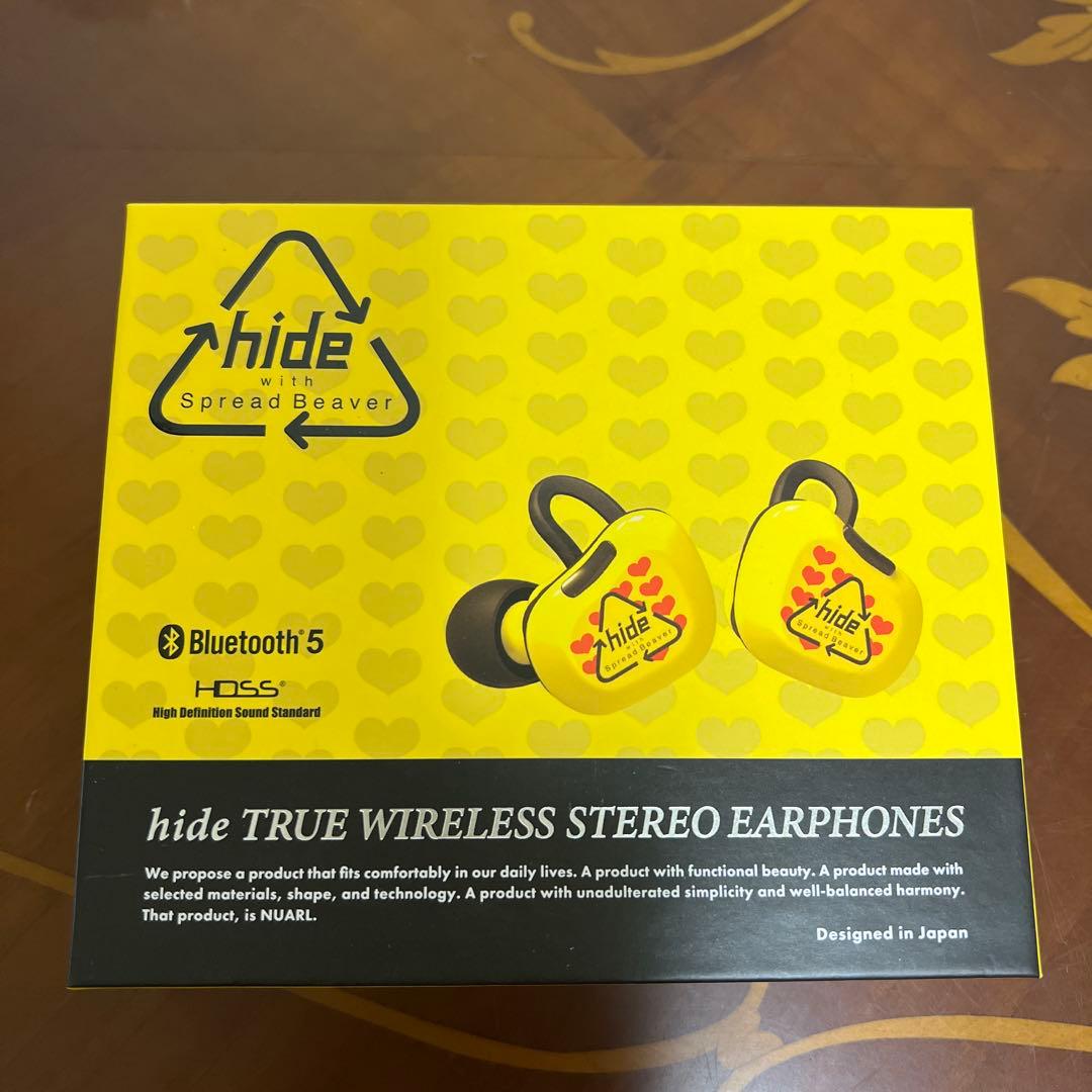 hide♡Yellow Heart ワイヤレスイヤホン　数量限定