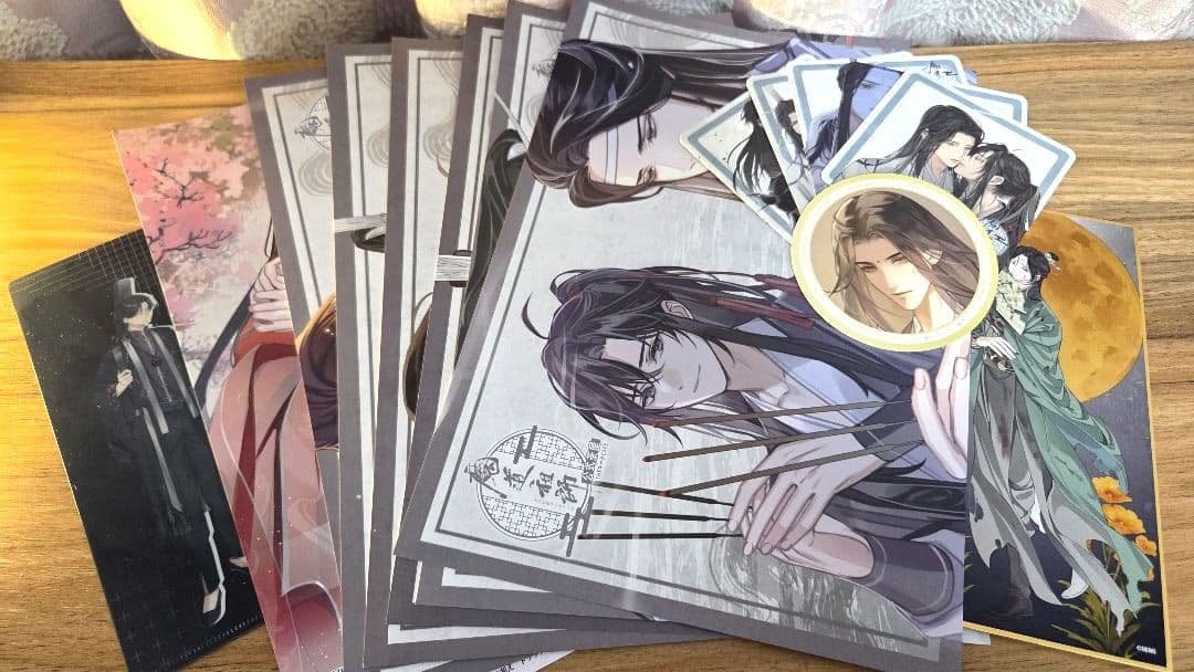 魔道祖師　公式茶屋　記念展　入場・フード特典　忘羨　藍忘機＆魏無羨