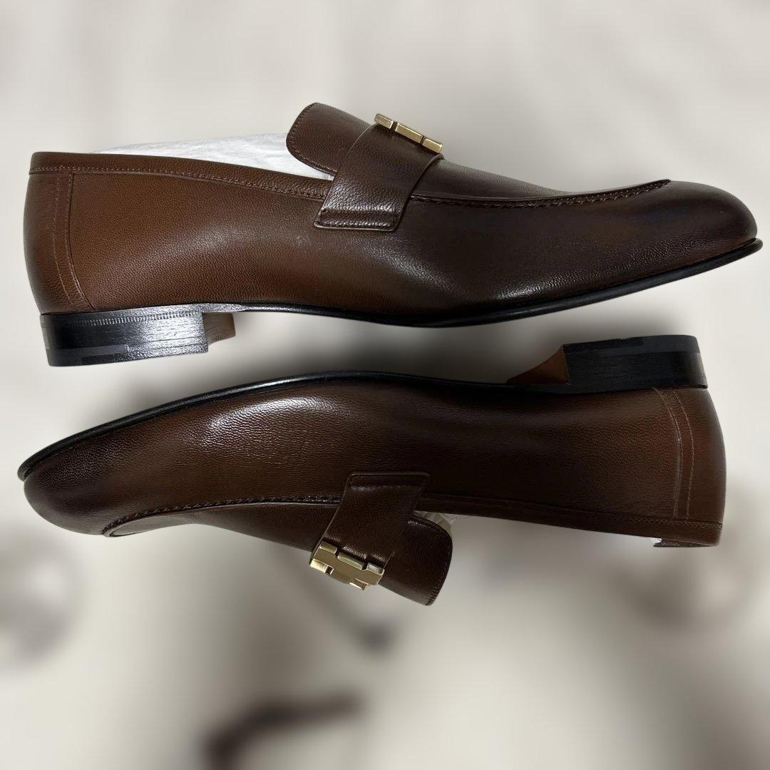 HERMES エルメス　革靴　モカシン　試着程度