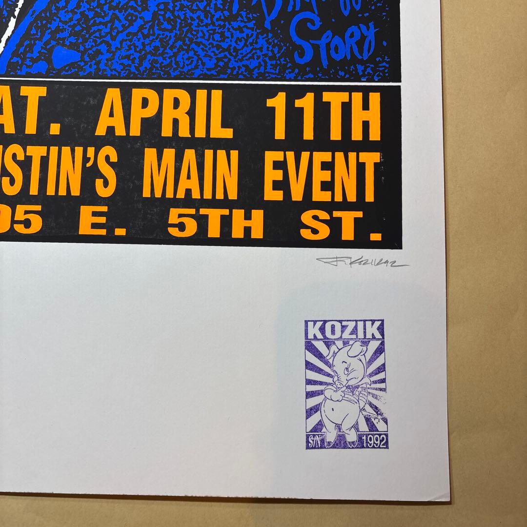 KOZIK CRUST ST 37 シルクスクリーンポスター