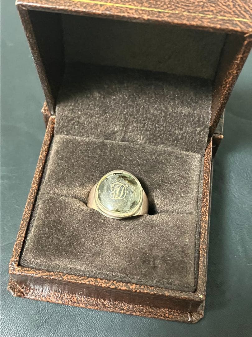 1799年　モーニングリング　イギリス　シグネット　本物　アンティーク