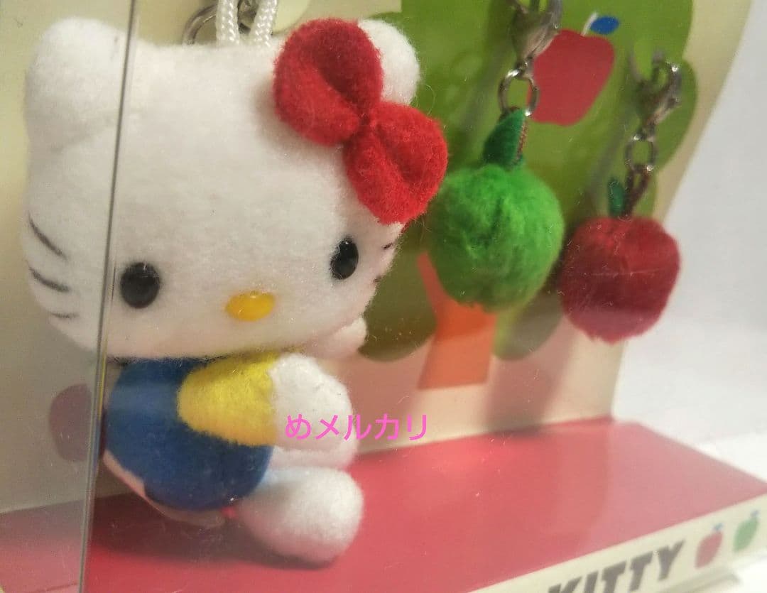 サンリオ ハローキティ ストラップ (フェルトぬいぐるみチャーム ) レア！