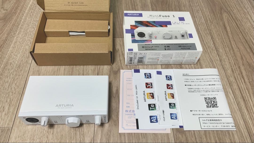ARTURIA MINIFUSE 1 オーディオインターフェイス