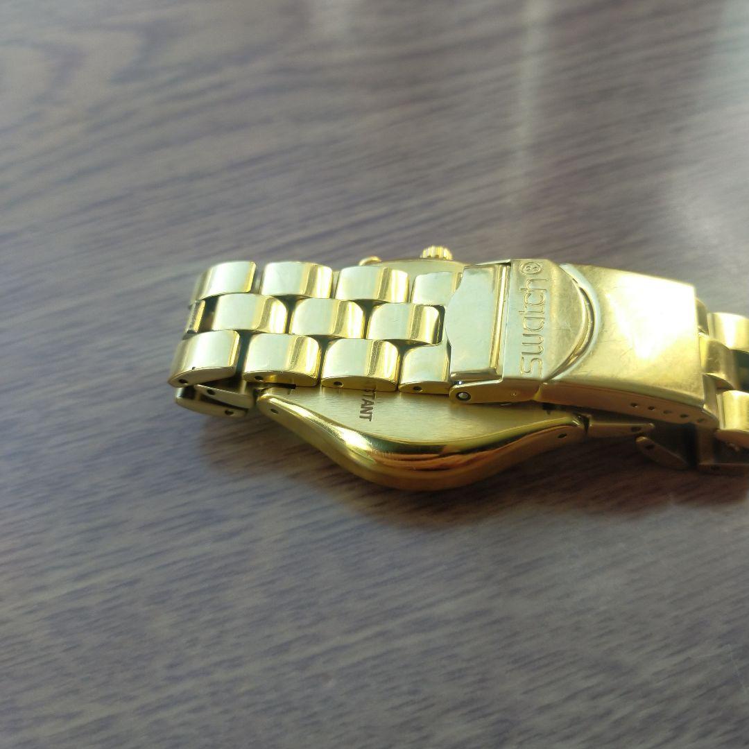 激レア！スウォッチクロノグラフ黒金メタル