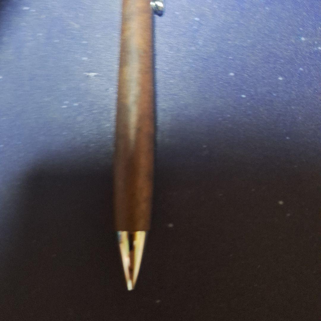 工房楔シャーペン0,5mmウォールナット縮み杢