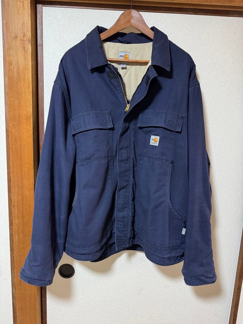 Carhartt ネイビー トラディショナルジャケット