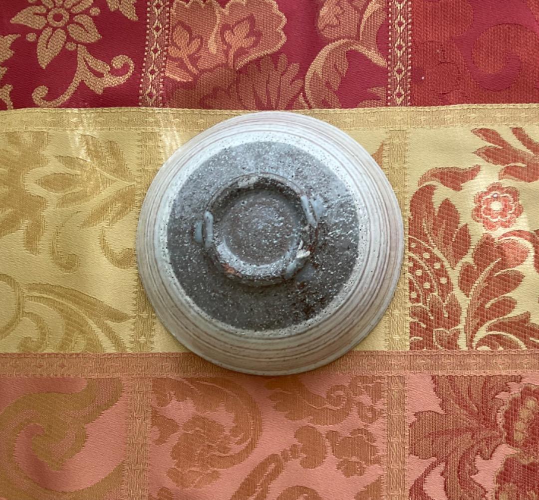 三島手　碗(小) 美しい白象嵌　金海窯