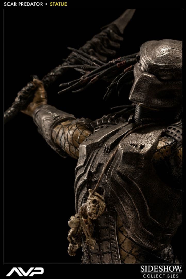 【完品】サイドショウ AVP スカー プレデター スタチュー フィギュア