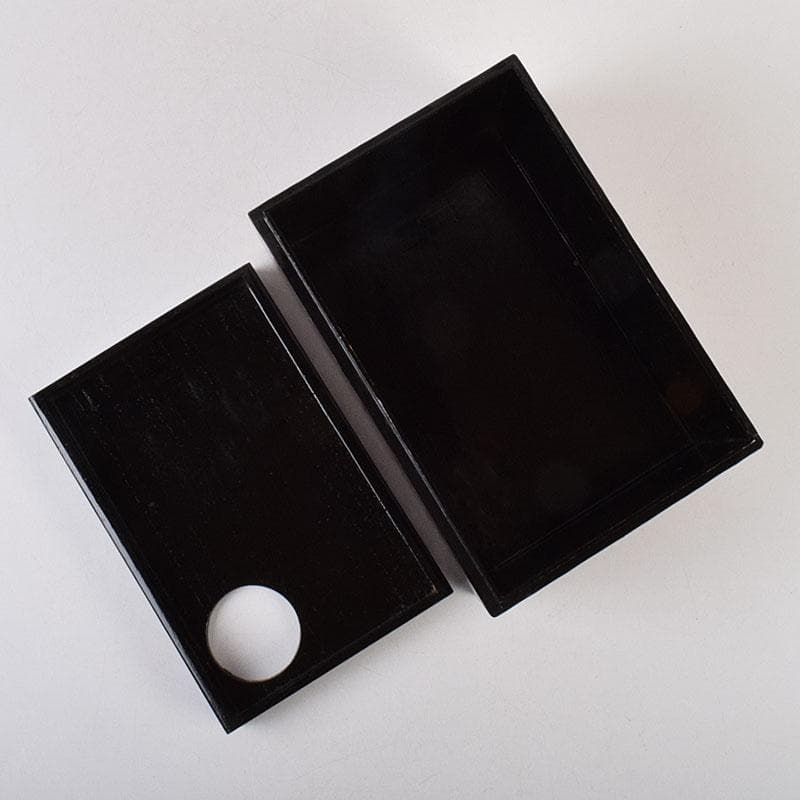 茶道具　鎌倉彫　利休茶箱　織部焼　茶碗　巾筒など　九点　一式　M　R9299