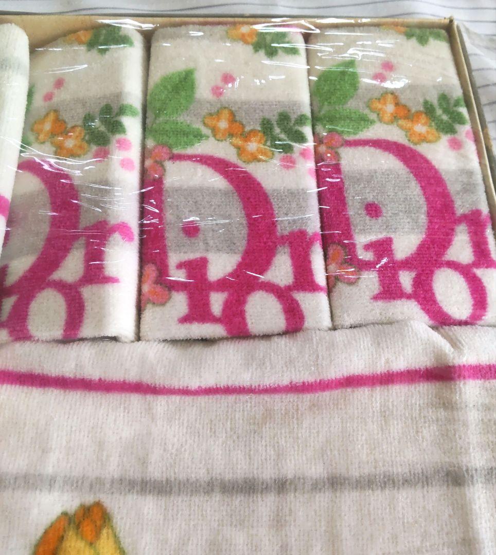 クリスチャンディオール Dior タオルセット　レア　未使用保管　素敵