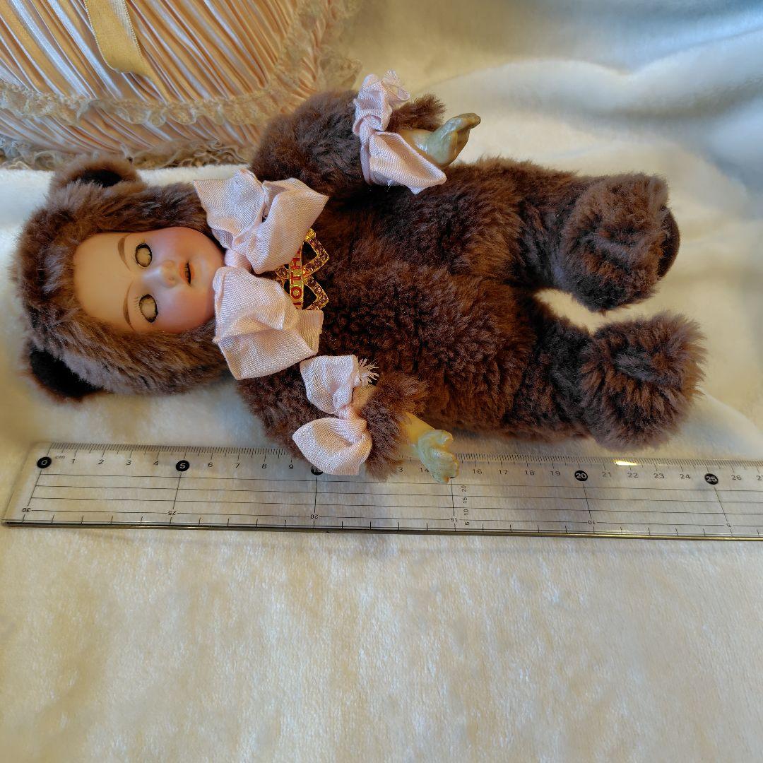 アンティーク　ビスクドール　アーモンドマルセル　クマになりたかった子
