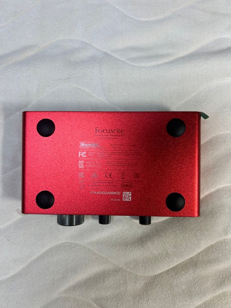 Focusrite Scarlett Solo 3rdオーディオインターフェイス