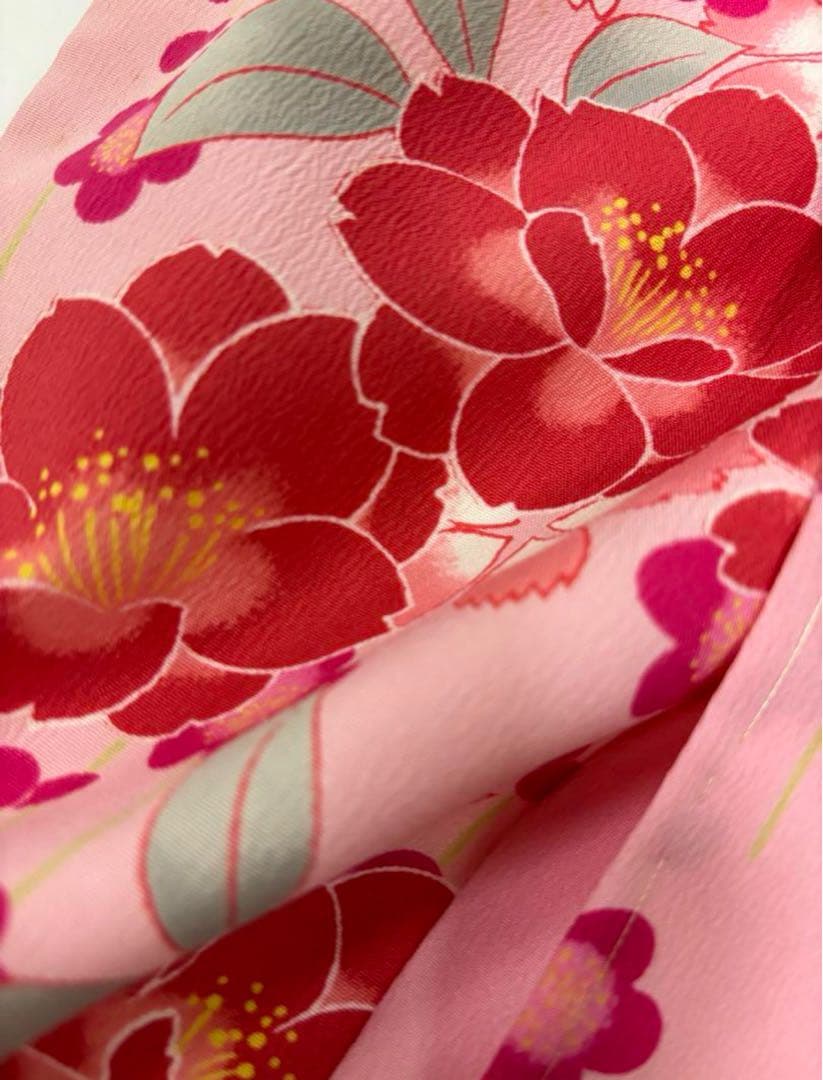 七五三　3歳女の子　着物セット　可愛いピンク　華やか桜　梅　新品