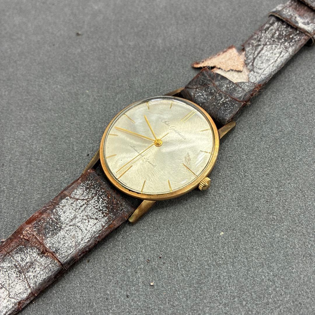 SEIKO ゴールドフェザー Gold Feather 14K GF 稼働品