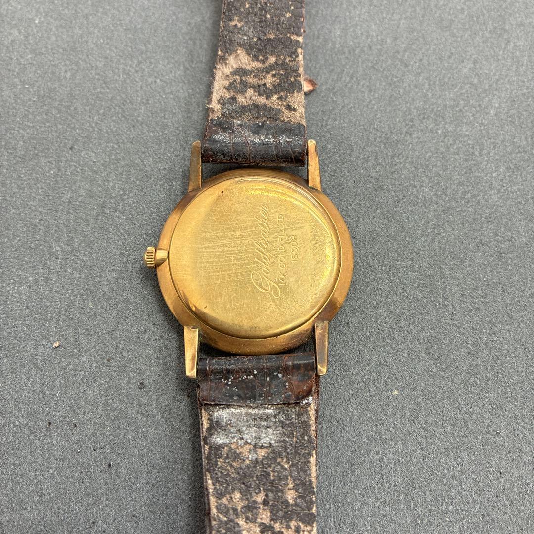 SEIKO ゴールドフェザー Gold Feather 14K GF 稼働品