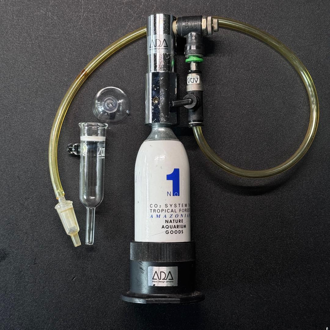 ADA CO2レギュレーター co2パレングラス　セット