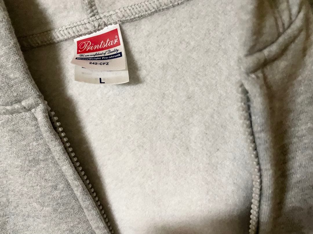 【着払い】マンウィズアミッション パーカー Lサイズ グレー