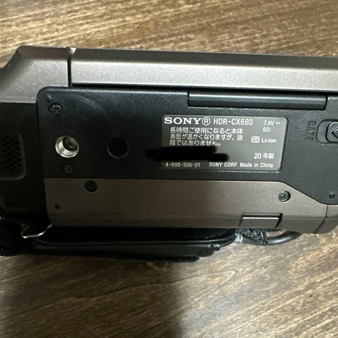 SONY HDR-CX680 ビデオカメラ 本体