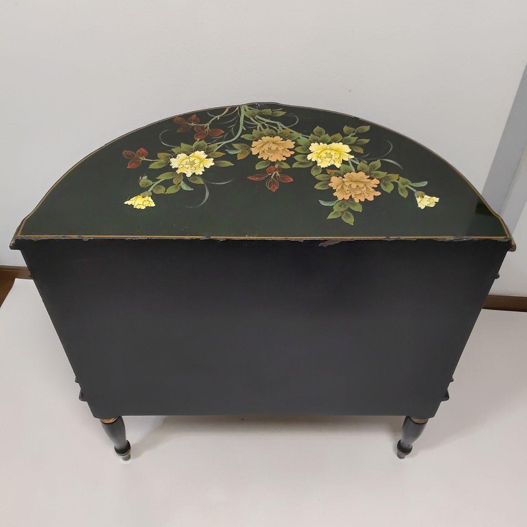 シノワズリ様式 ハンドペイント コンソール キャビネット 飾り棚 サイドボード