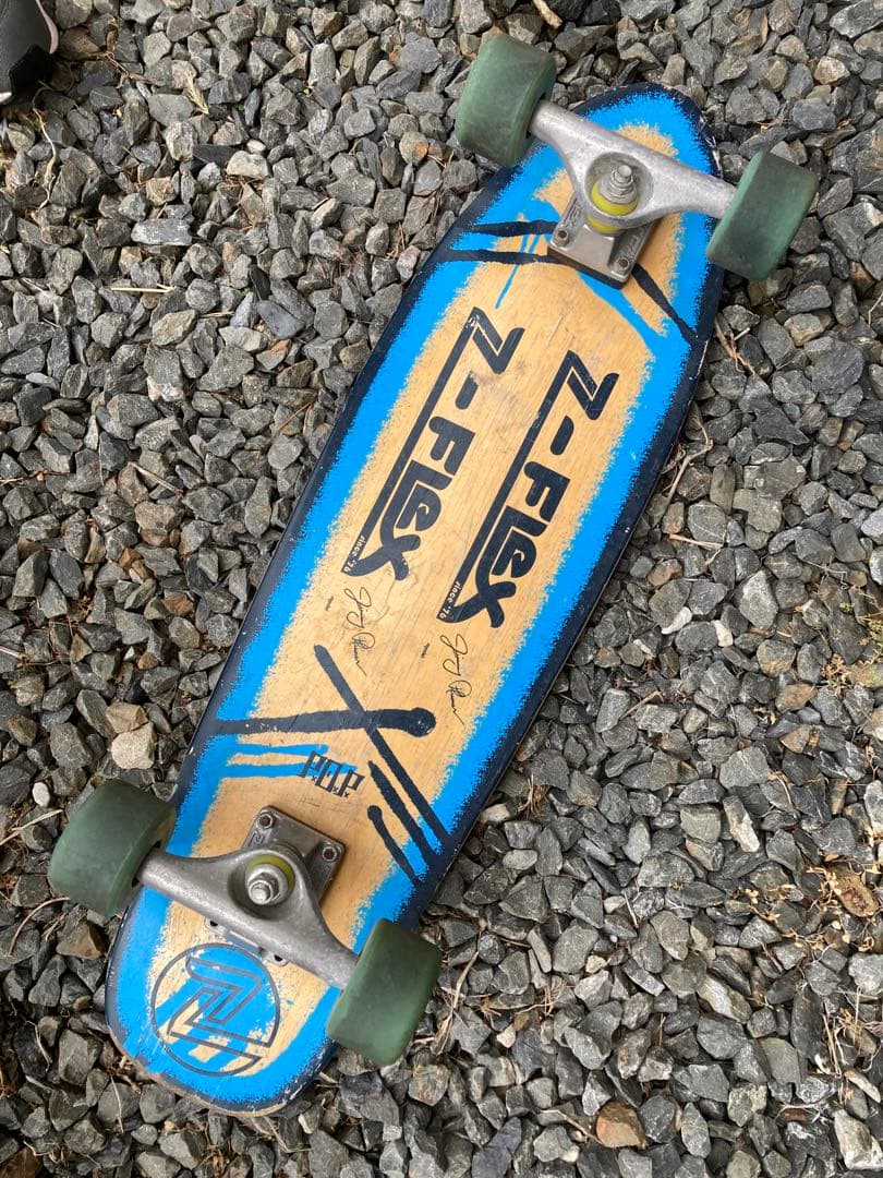 ブギーさん専用Z-Flex スケートボード 青/ベージュ