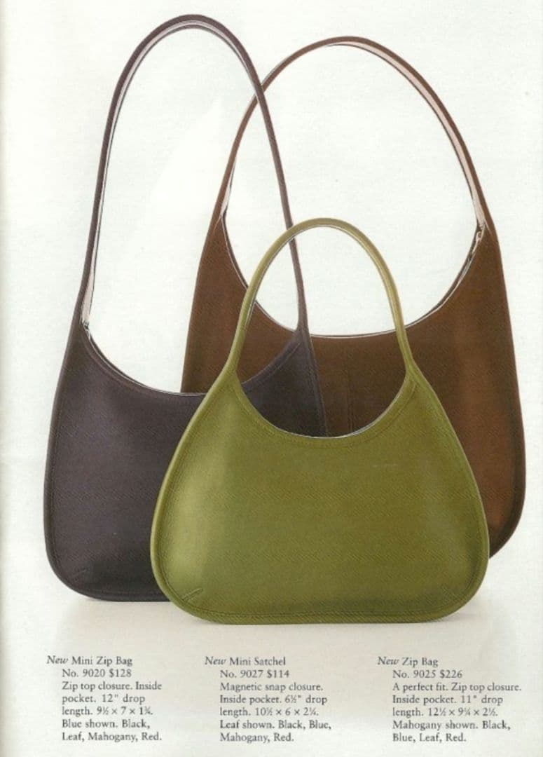 バッグ Vintage Coach Ergo Zip Bag 9025 Black