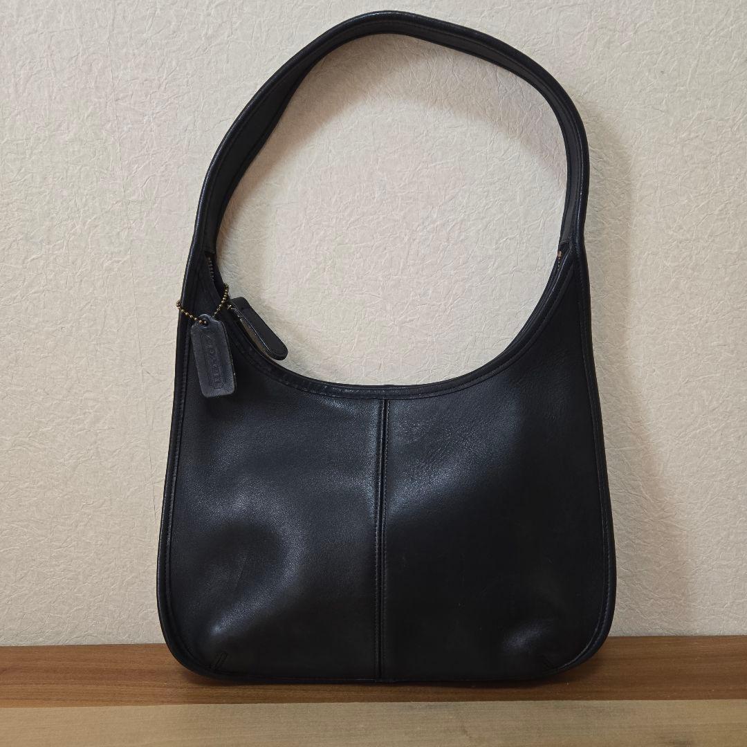 バッグ Vintage Coach Ergo Zip Bag 9025 Black