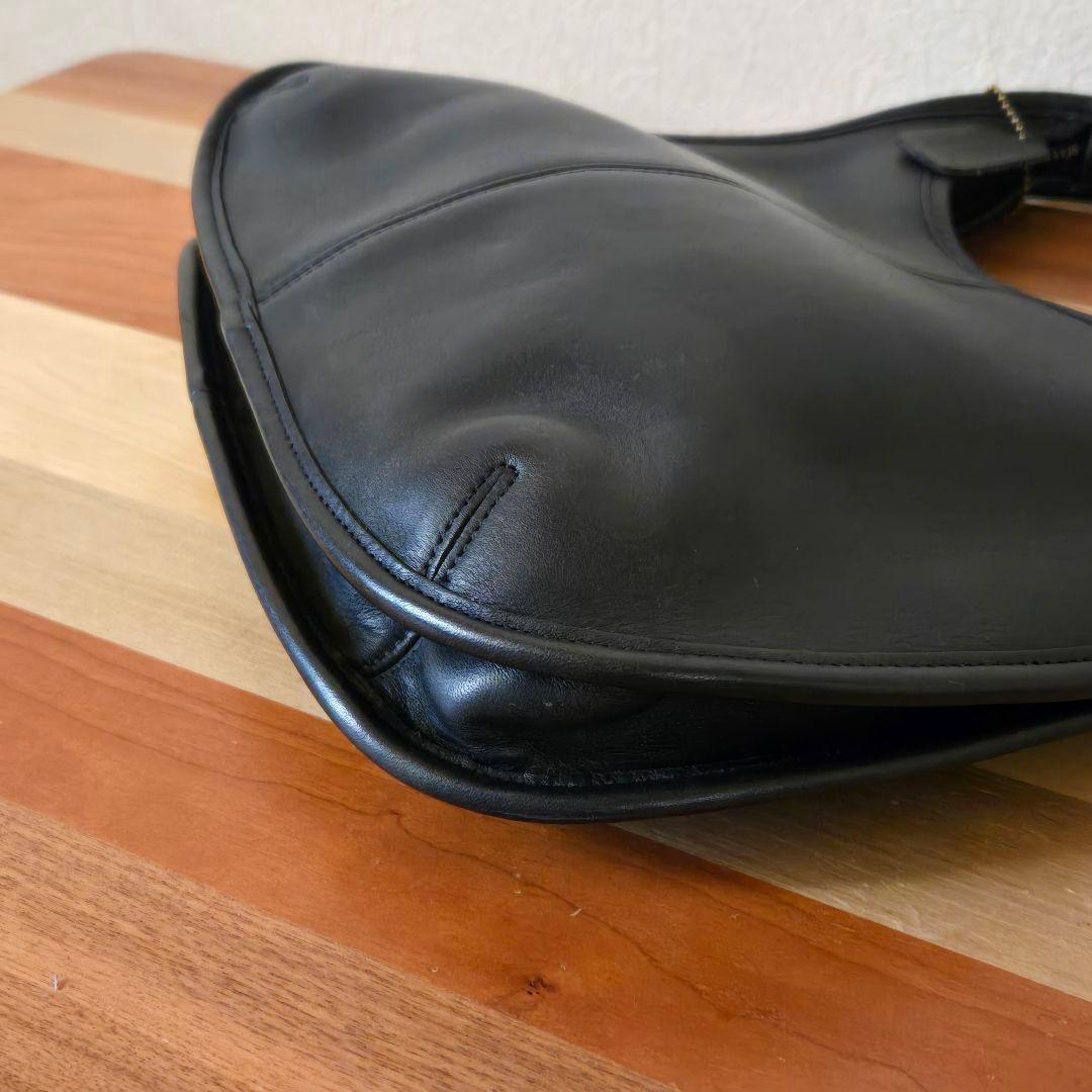 バッグ Vintage Coach Ergo Zip Bag 9025 Black