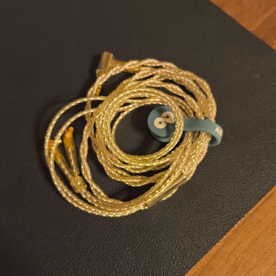 final 2.5mm シルバーコート MMCX ケーブル　F7200用