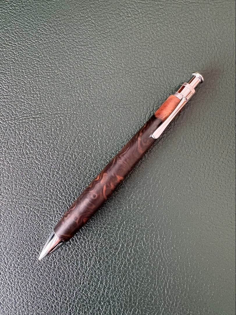 【イベント杢】工房楔 黒檀こぶ杢 ペンシル楔 0.5mm（固定式口金付き）