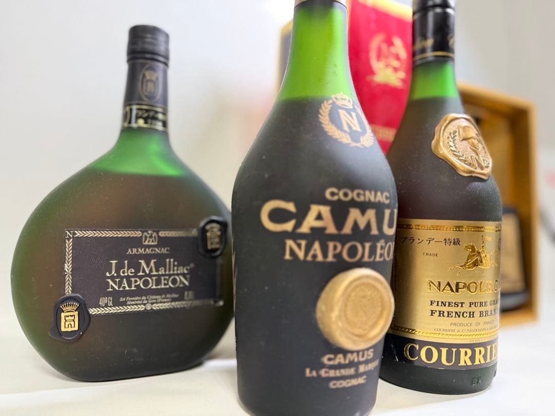 T 古酒 CAMUS NAPOLEON ブランデー特級 ウイスキーロイヤル計4本