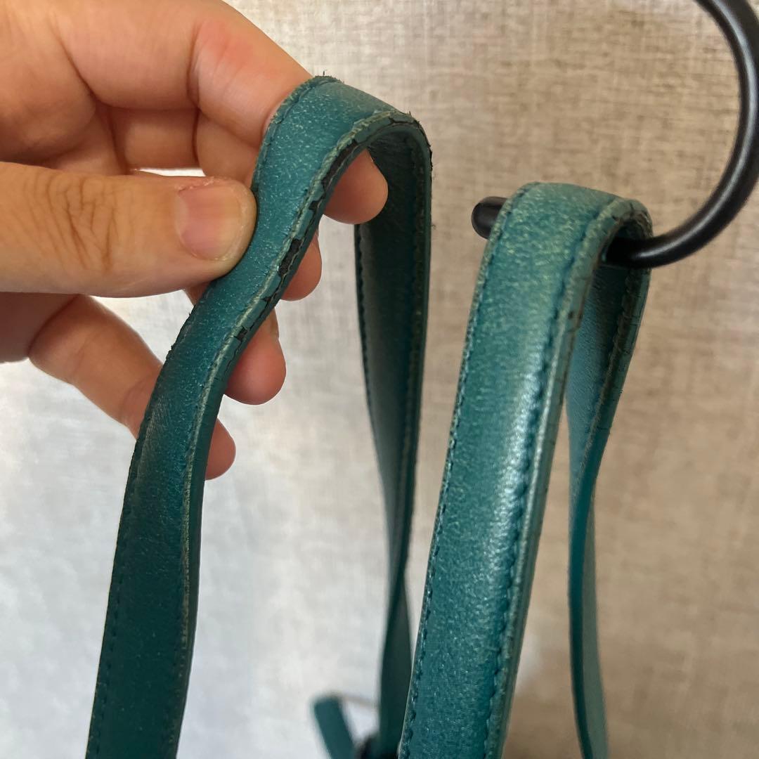 ボッテガヴェネタ　ティール編み込みレザーショルダーバッグ