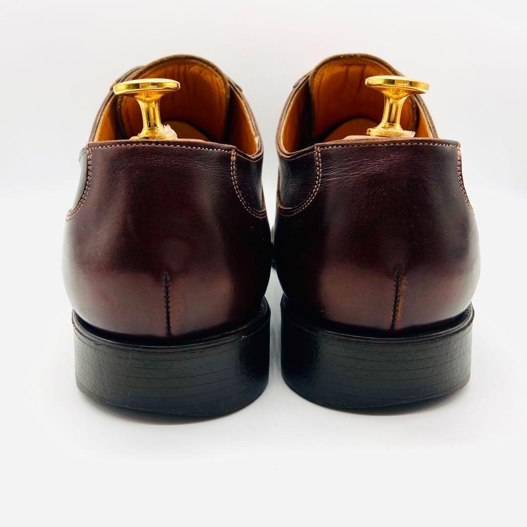 SANTONI サントーニ Uチップ 外羽根 8 ブラウン イタリア製 レザー