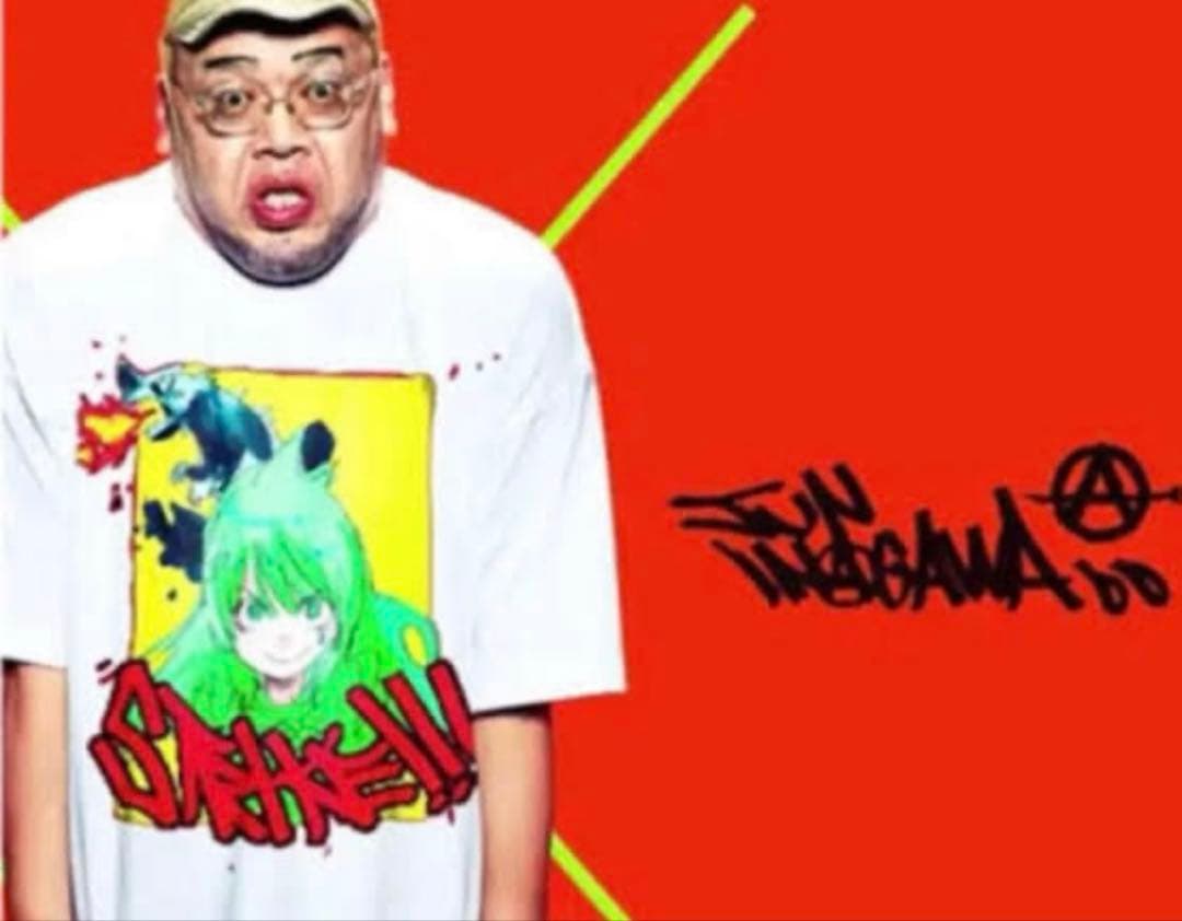 ジュンイナガワ デカモンT Tシャツ JUNINAGAWA モンスターストライク