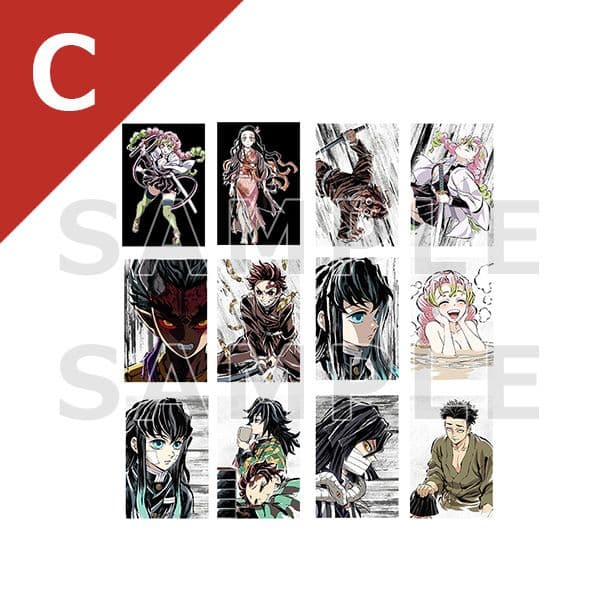 鬼滅の刃 全集中展 幕間画ポストカードセット A B C D