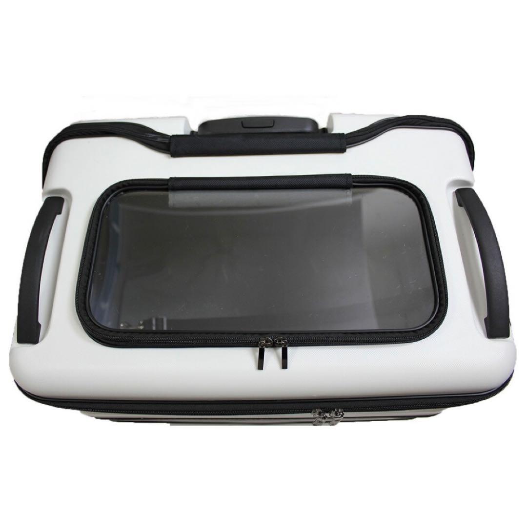 【美品】ペットキャリーケース ホワイト