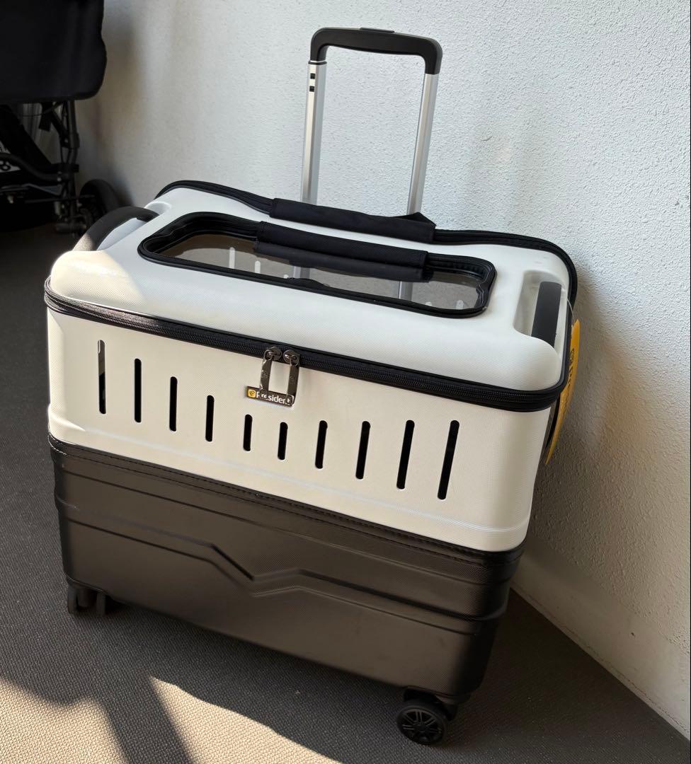 【美品】ペットキャリーケース ホワイト