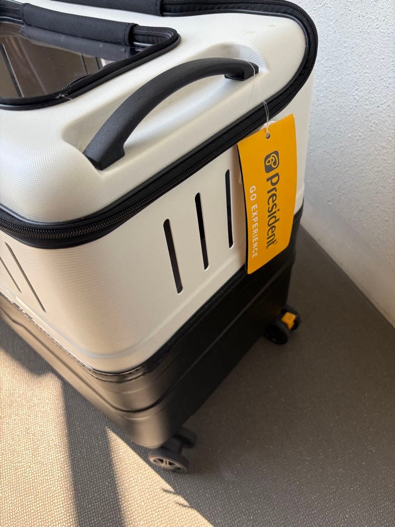 【美品】ペットキャリーケース ホワイト