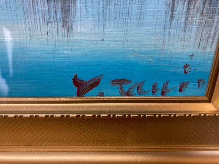 作者不明　油絵