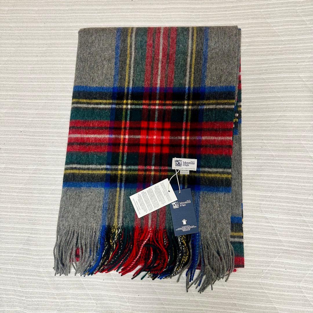 ジョンストンズ カシミア 大判ストール マフラー グレースチュワート［即発］