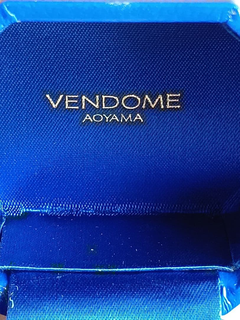 【美品】ヴァンドーム青山 K18WG クロスデザインリング 約12号｜3g超箱付