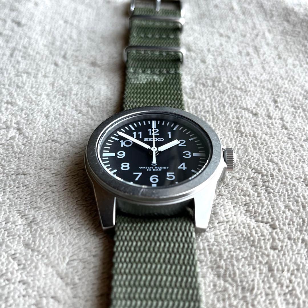 最終値下げ SEIKO SUS 7N21-0010 ミリタリーウォッチ