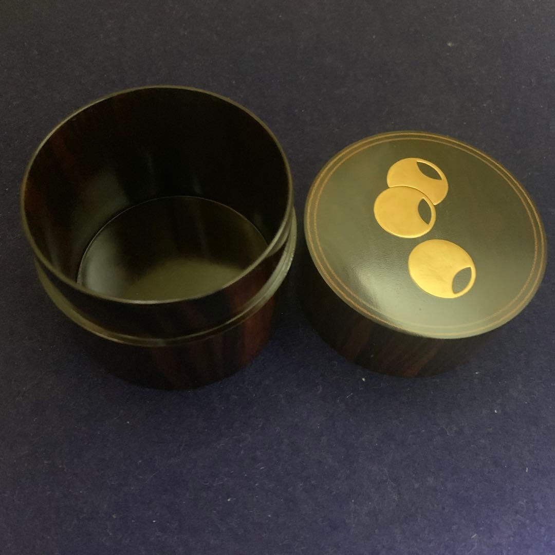 茶道具　棗　人間国宝　川北良造　象嵌　蒔絵