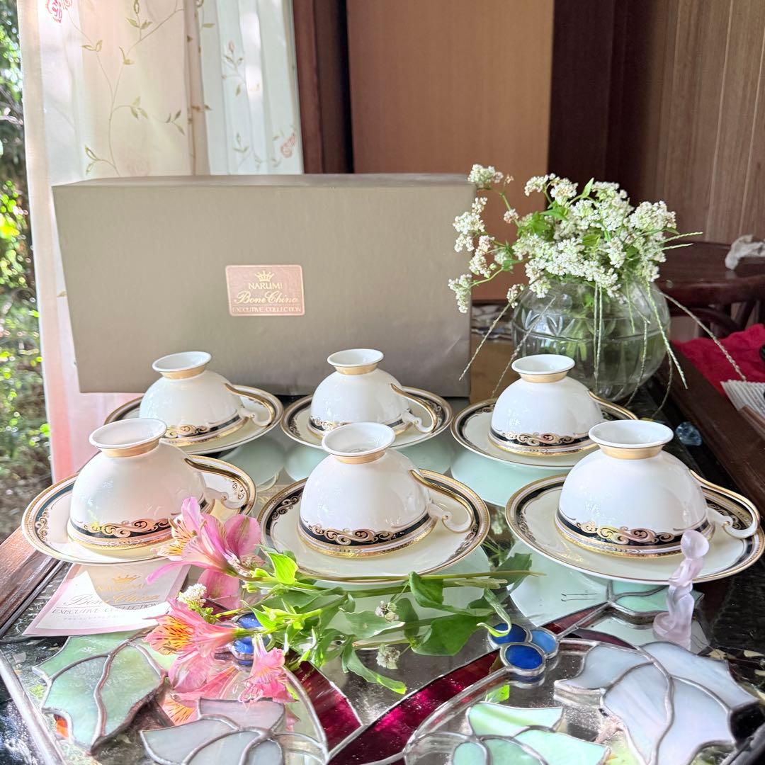 2191様感謝‼️NARUMIカップソーサーエグゼクティブコレクション6客箱入新品