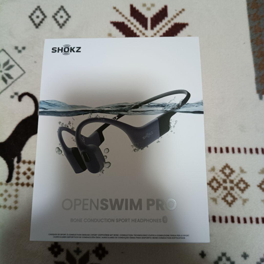 SHOKZ OPEN SWIM PRO 骨伝導イヤホン グレー