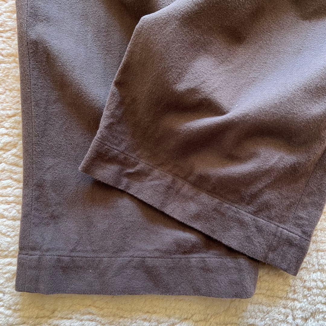 定価29,700円 YAECA CHINO WIDE モールスキン パンツ