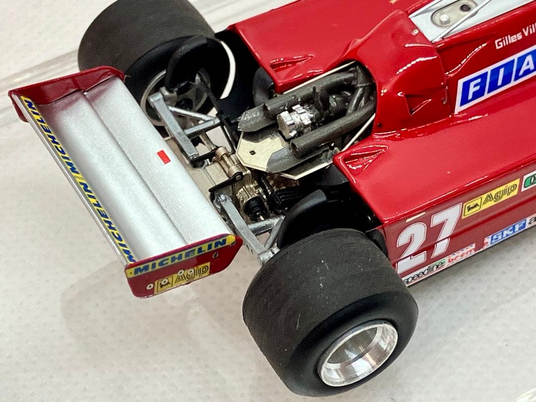 ★フェラーリ 126CK #27★G.ヴィルヌーブ★1981スペインGP優勝★