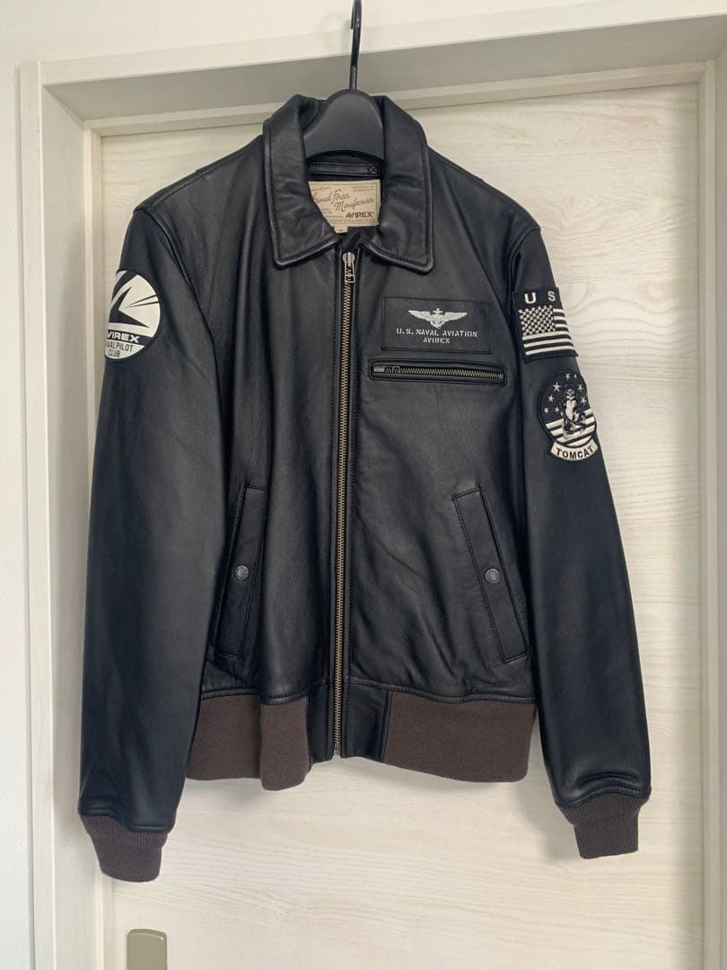 アヴィレックス トムキャット ライダース 革ジャン