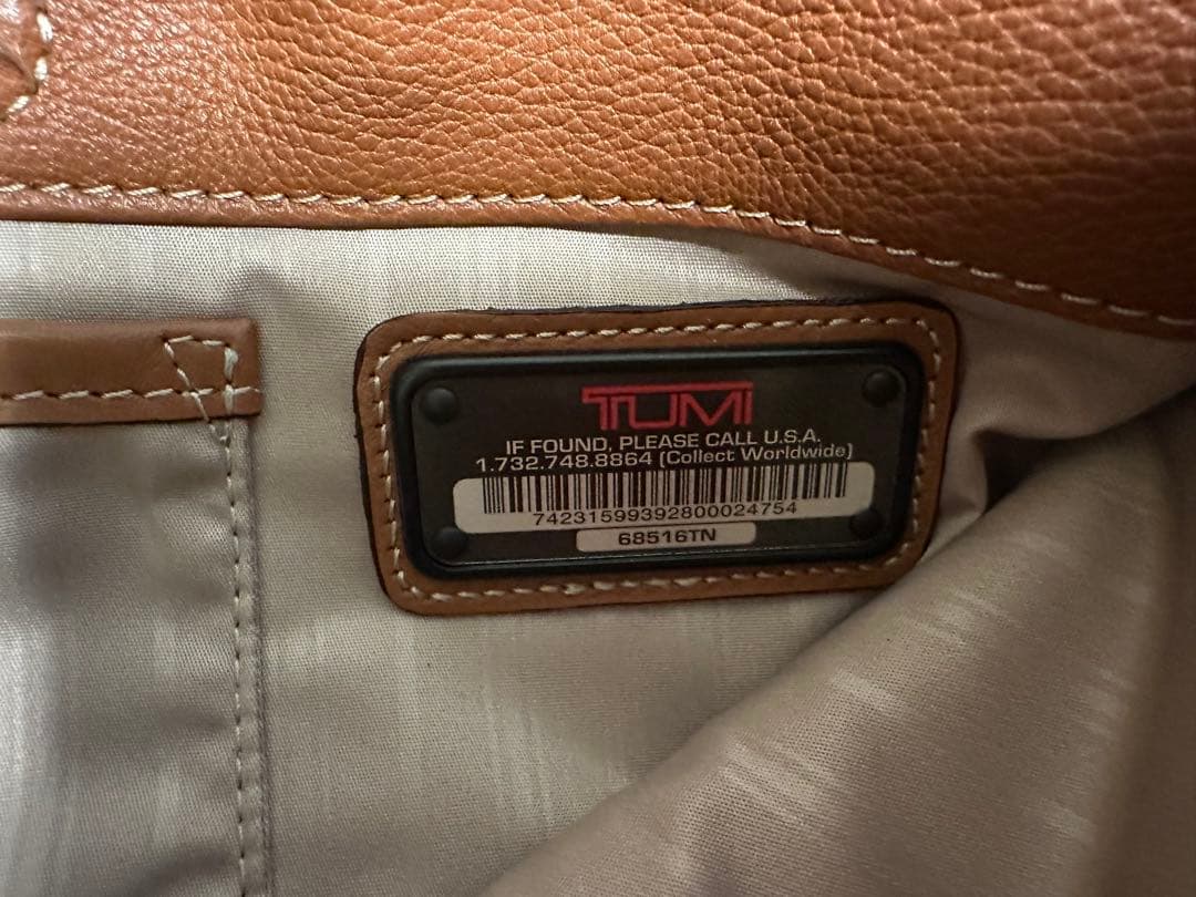 TUMI ブラウン ビジネスバッグ