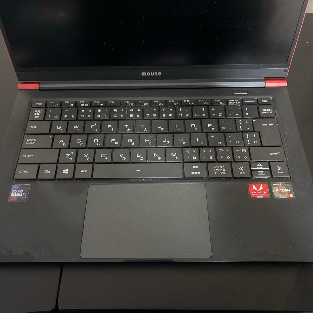 ジャンク品　mouse ノートパソコン　ノートPC X5-B