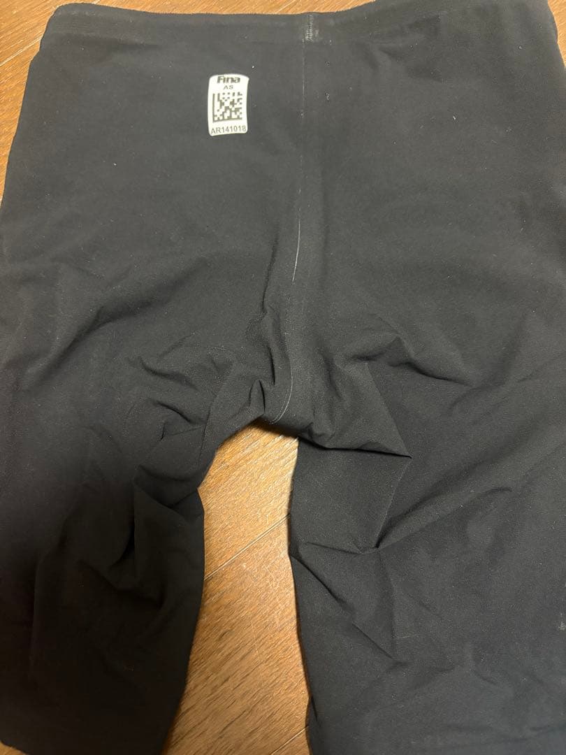 カーボンエア arena 競泳水着 FINA認証 ASサイズ 黒